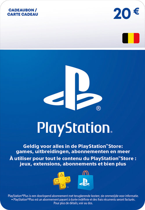 Carte-cadeau PlayStation Store Belgique