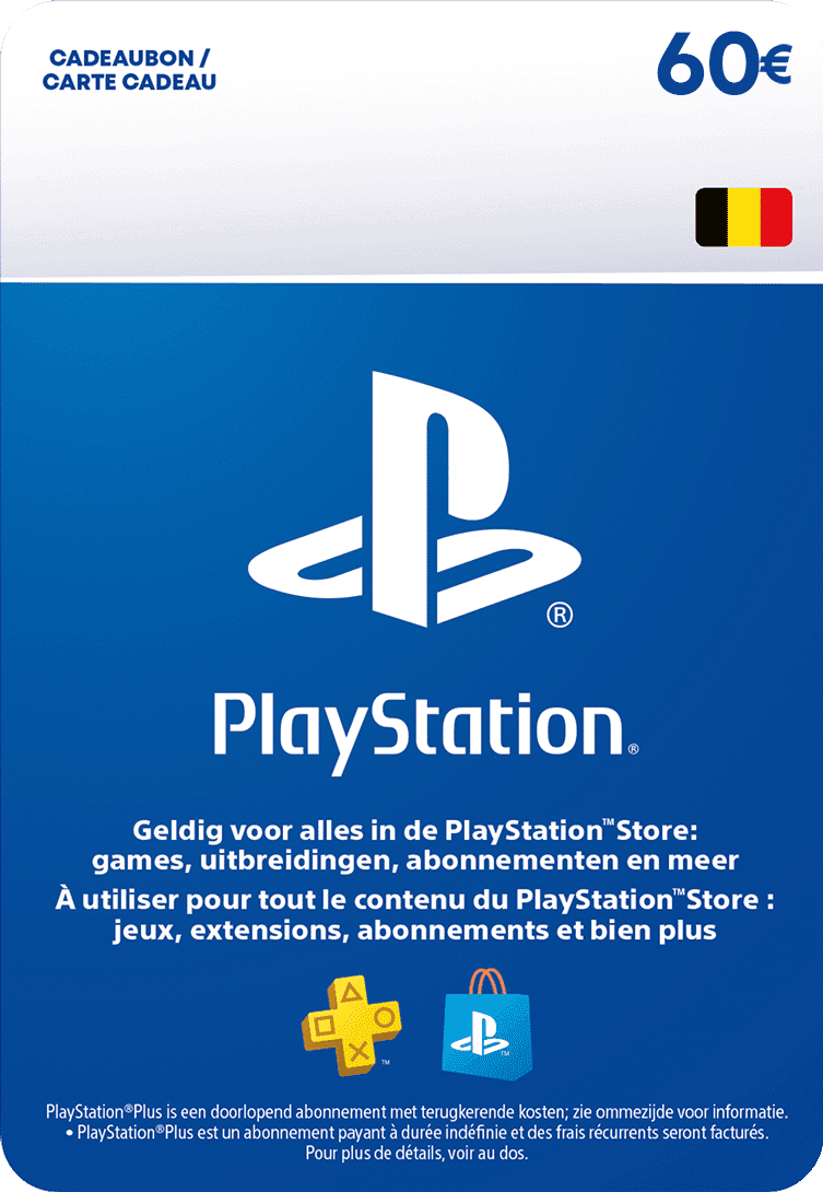 Carte-cadeau PlayStation Store Belgique
